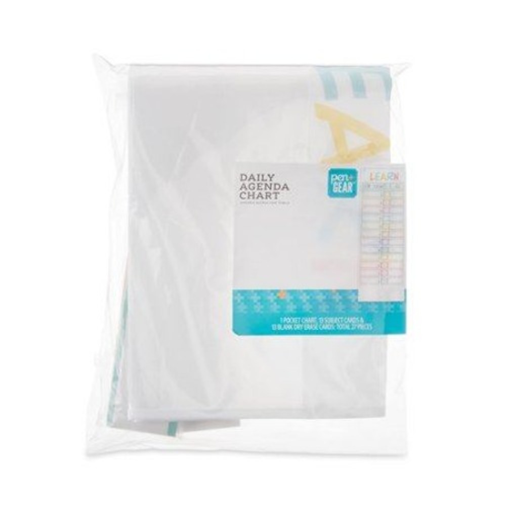 Pen + Gear Daily Agenda Chart School 27 Piece White NWT 1 Pocket Chart